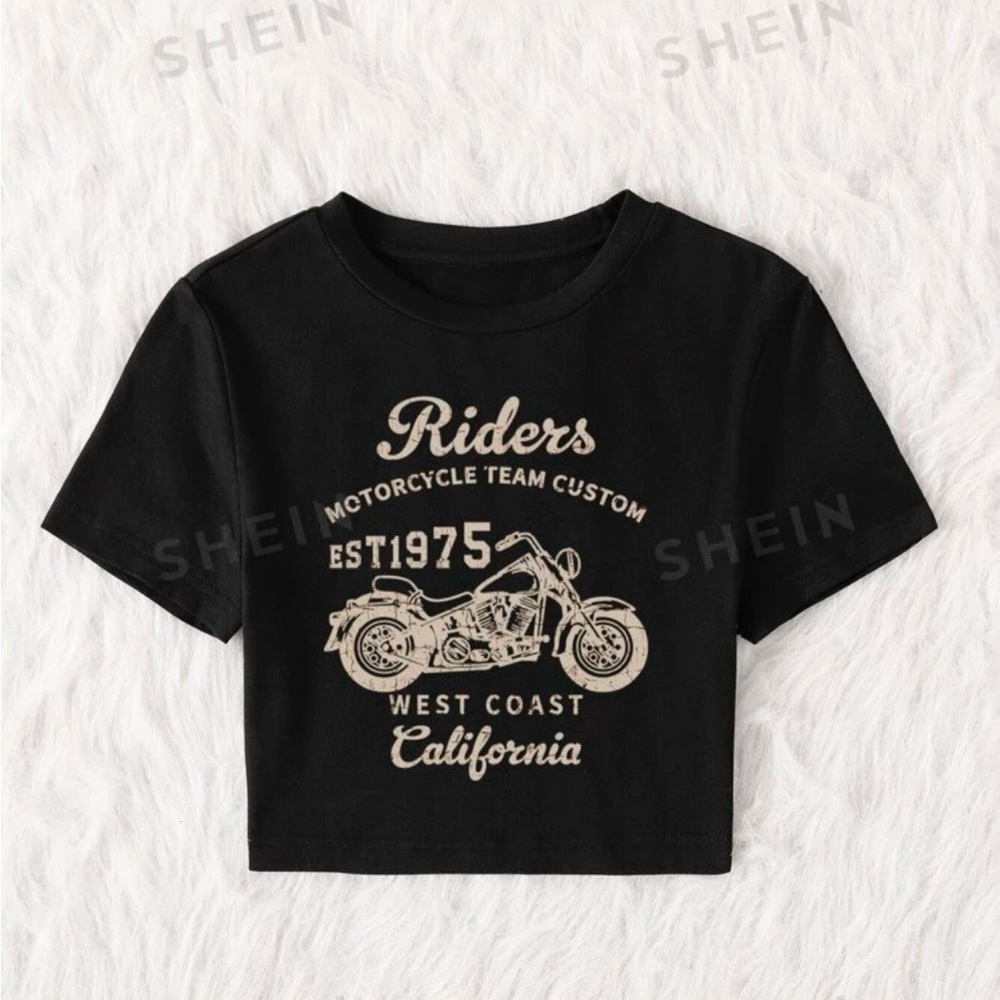 motorcycle crop top